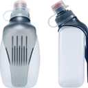 Water Bottle for Running No-Bounce with Quick-Clip & Dust-Proof Cap 8.8oz(250ml) BPA-Free Soft Flask for Running Walking Hiking Cycling(1 Pack)