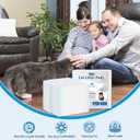 50 Count Cat Pad Refills Super Absorbent Pee Pads for Cats Enhanced Odor Control with Light Scent 16.9" x 11.4" Compatible with Tidy Cats Breeze Litter System