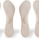 CB 2-Pairs Arch Support Insoles Silicone Gel Invisible Slim Inserts Shock Absorption, Arch Pain Foot Heel Pain Relief, 3/4 Length for Women Shoes High Heel Shoes 5-8, Nude