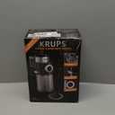 KRUPS Precision Burr Coffee Grinder: 12 Settings, 8 oz Capacity for Drip, French Press, Espresso, Pour Over, Cold Brew - Stainless Steel, 110W, Auto-Stop, Easy Clean