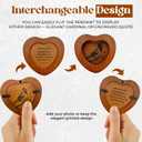 Memorial Wind Chimes for Outside, Personalized Sympathy Gift for Loss of Loved One, 32 Inch Memorial Wind Chimes for Mother Father Brother Sister (Cardinal)