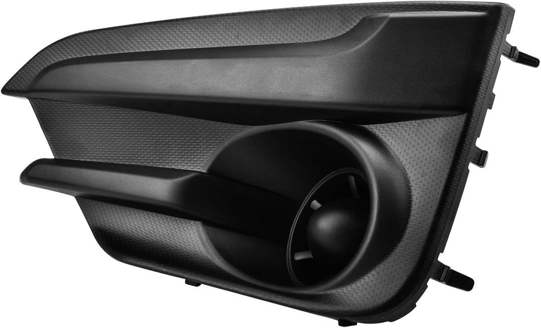 Front Bumper Fog Light Cover Compatible with 2017-2019 Subaru Impreza Replace 57731FL21A (Driver Side)