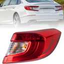Boine Right Passenger Side Tail Light Compatible With 2018-2021 Honda Accord Sedan LED Rear Light - Bulb Included (Right Passenger Side)