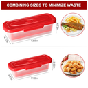 Batter Breader Shaker Bowl with Lid, 2-pack Mess Free Breading Shaker Bowl, Fish Batter Shaker Container with Breading Tray, Batter Bowl Shaker for Fish Frying Chicken Wings Fish Onion Rings Veggies
