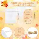 12 Sets Thanksgiving Party Favors Friendsgiving Gifts Pumpkin Beer Bottle Opener Keychains Cards Ropes and Organza Bags for Home Decor Thanksgiving Party Supplies for Guest