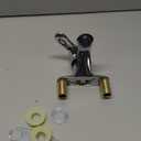 Sink Mixing Valve Switch Bathroom Accesories Stainless Steel Sink Mixer Tap Valve Tool Double-Hole Hot and Cold Water Faucet Bathroom(Zinc Alloy)