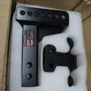 2.5 inch Adjustable Trailer Hitch 2-1/2 Receiver Drop Hitch Fits 2.5" Receiver 4" Rise/Drop, 2'' & 2-5/16'' Ball 25000 LBS Heavy Duty for RVs, Campers, Boat Trailer