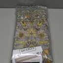 COSY HOMEER-Stair-Treads-for-Wooden-Steps Washable Indoor Carpet Stair Treads Non Slip 8" X 30" Soft Stair Carpet Treads Reusable Peel and Stick Stair Runner Rug for Kids, Elders and Pets 4pcs (Grey/Yellow)