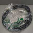 SYEENIFY Kink Free Garden Hose 10ft 5/8", Heavy Duty Hybrid Water Hose, Ultra Durable Flexible Rubber Hose with Sprayer Nozzle,Leakproof Yard Outdoor Hose with Brass Solid Connector