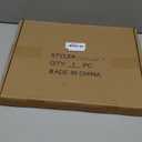 11x14 Picture Frame, Black Modern Aluminum Metal Photo Frame with HD Glass, Fits 8x10 with Mat or 11 x 14 without Mat, Vertical and Horizontal Wall Mounting, 1 Pack