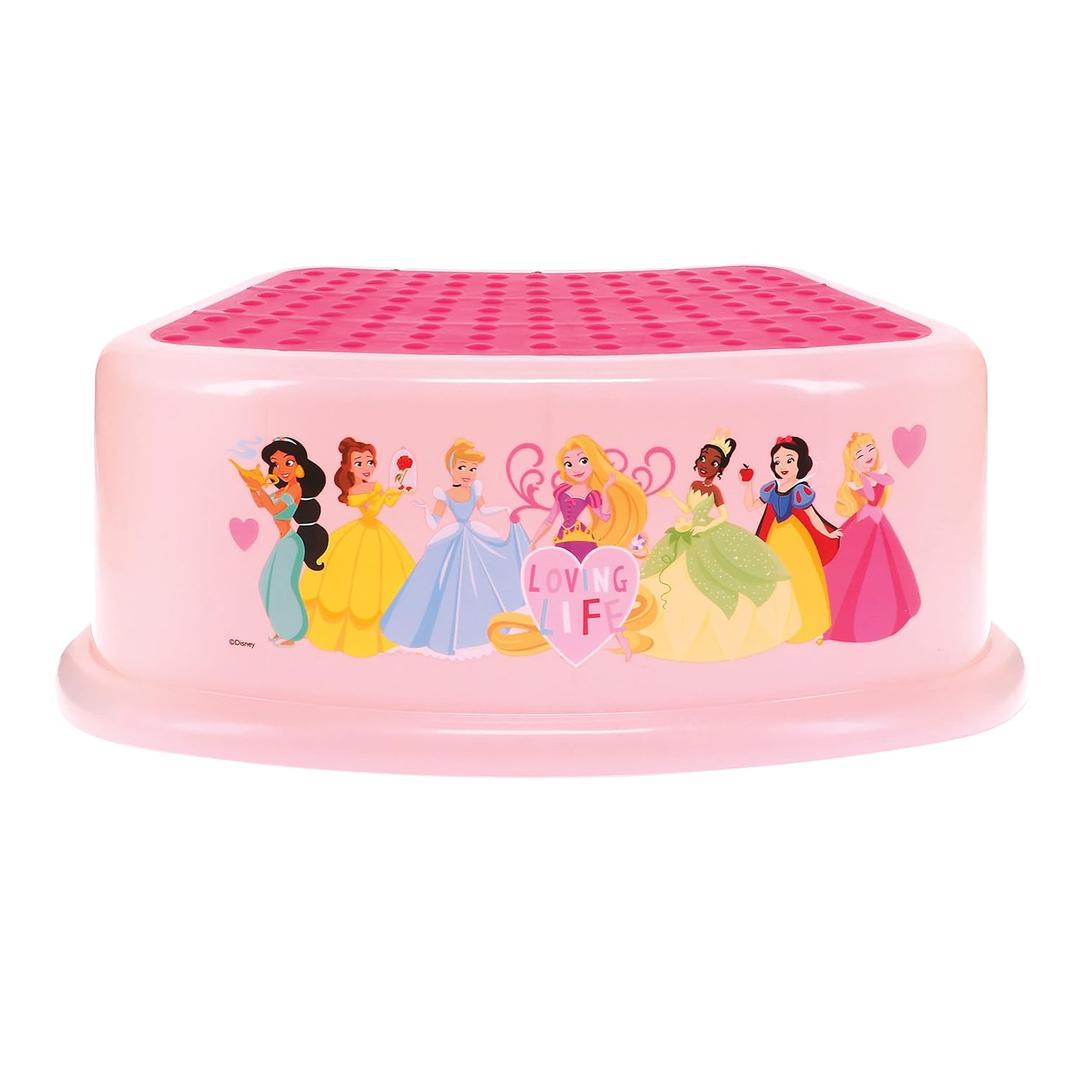 Disney Princess Loving Life Step Stool - Kids Step Stool, Potty Training, Non-Slip, Bathroom, Kitchen, Lightweight (B1560) Disney Princess Loving Life Step Stool - Kids Step Stool, Potty Training, Non-Slip, Bathroom, Kitchen, Lightweight (B1560)