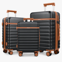 Luggage Sets 2 Piece, PC Hardside Carry on Suitcase with Spinner Wheel TSA Lock, Suitcase Set for Women Men