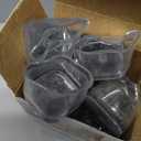 BUMACO Chair Leg Floor Protectors Square Chair Leg Protectors for Hardwood Floors Silicone Pads Covers to Protect Floors Clear-20 Pcs Square L (1-1/16" to 1-5/8")