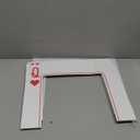 2 Pcs Casino Night Party Decoration 24 x 15 Inch Jumbo Playing Cards Giant Playing Card Board Cut Out Casino Photo Booth Prop Frame Vegas Party Decoration for Carnival Poker Night Decor (K,Q)