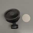 Zaardend 2026 New Upgraded Vacuum Suction Small Portable Fan for Car Cruise Desk, Car Fan Strongest Suction Adjustable, Travel Fans for Cruise Ships, Rechargeable Fans for Gym Kitchen Makeup Mirror