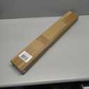 Hermosa 26-48 Inch Adjustable Curtain Rod Set, 5/8 Inch Diameter in Walnut