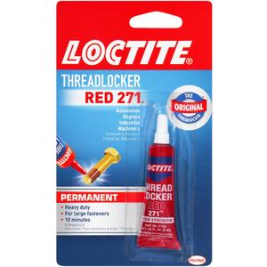 Loctite Threadlocker Red 271 Red, 0.2 fl oz, 12, Tube (12 Pack)