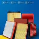 PHILTOP Engine Air Filter, CA12268 Compatible with Audi Q5 2018-2025, A4 Quattro 2017-2025, A5 Sportback, SQ5, A5 Quattro, S5 Sportback, Q5 PHEV, Q5 Sportback, A4 allroad, S4, S5, A4