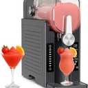 Slushie Machine No Ice Needed - Slushy Machine for Home,6 Pre-Set Programs, Auto Clean Function, 2 in 1 Soft Serve Ice Cream & Commercial Frozen Drink Machine with LED Display