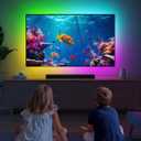 Govee TV LED Backlight Strip, RGBIC Smart LED Backlight for 40-50inch TVs, Music Sync, Wi-Fi Bluetooth & App Control, Works with Alexa & Google Assistant, 77 Scene Modes, Adapter