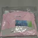 EverVoguant Pink Tops for Women Long Sleeve Button Down Shirt Dressy Work Office Blouses Going Out Top Shirts Dress Women's Slim Fit Collared Wrinkle Free Hot Pink Size M