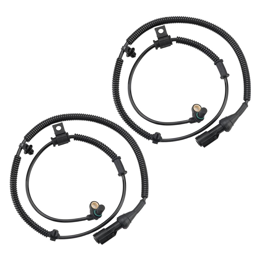 2 Pcs ABS Wheel Speed Sensors Compatible with Ford F150 2009 2010, 2010 Expedition & Lincoln Navigator, Front Left and Right abs Sensors, Replacement for 9L3Z2C204A
