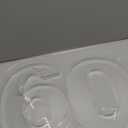 Ledido 10 Acrylic Number Charcuterie Board Box, Reusable Fillable Serving Tray for Candy Cake Fruit Snack, Easy-Clean Acrylic Charcuterie Tray for Birthday Anniversary Party Decorations, Number 60