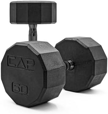 CAP Barbell Coated Dumbbell Weight 50lbs