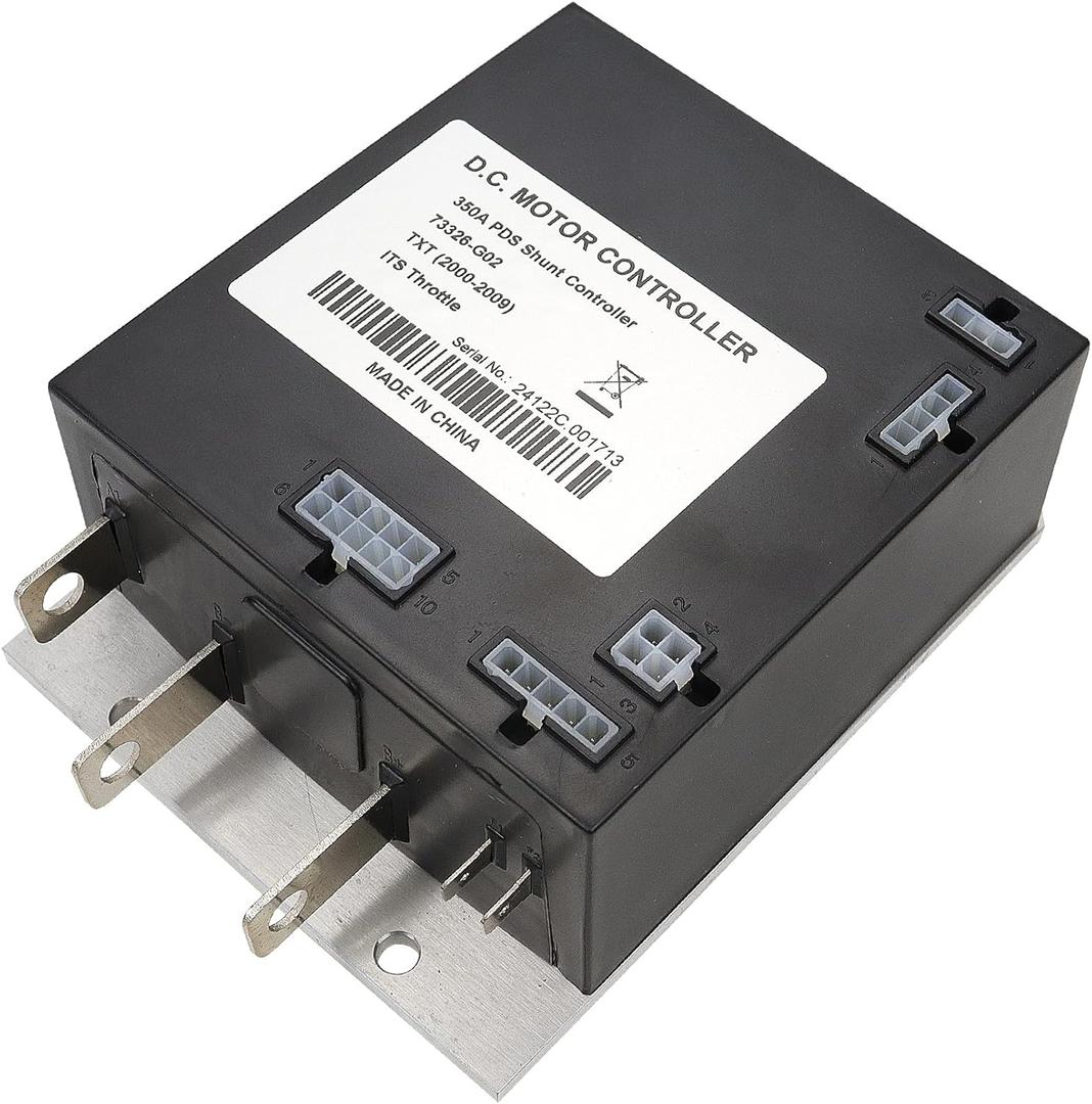 USTAR 73326-G02 36V 350A Golf Cart Motor Controller Compatible with 2000-2009 EZGO TXT PDS Shunt Controller Replaces# 73326G02 73326G04 73326G05 73326G06 73326G07 73326G08
