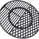 X Home 8835 Cast Iron Grill Grate Replacement Gourmet BBQ System for Weber 22 Inch Kettle, Performer & Charcoal Grills, 21.5 Inch