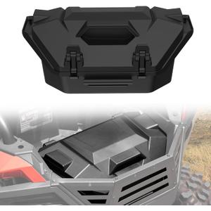 42QT Rear Cargo Box Compatible with 2020-2025 Polaris RZR Pro XP/4, Pro S, Trubo R/4 Accessories, Black Storage Box with 2 Lockable Latche Raplace #2883752