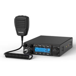 Radioddity QT80 10 Meter Radio, 80W High Power Amateur Ham Radio, SSB/AM/FM/PA Mobile Transceiver with RX & TX Noise Reduction, CTCSS/DCS, ASQ, SWR High Alert