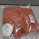 ANRABESS Womens Linen Palazzo Pants Summer Flowy Wide Leg Drawstring Casual Trousers with Pockets Beach Vacation Outfits Large Rust (Orange, L)