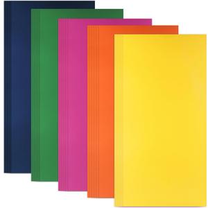 Colored Cardstock 12x24 Inch 30 Sheets 80LB/220GSM 5 Primary Colors,Solid Core No White Center,Compatible with Cricut Venture/Maker 3/4/Maker,Explore 3/4/Air 2/Air/One 12x24 Extended Cutting Mat