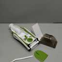 ONCE FOR ALL Safe Mandoline Slicer, Multi Vegetable Chopper, Potato Slicer for Kitchen, 4 Modes 100+ Presets Adjustable Thickness, French Fry Cutter (5 in 1 Green)