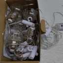 Minetom 200 LED Curtain Fairy Lights - 9.8 FT Wishing Ball Window Hanging Lights with Remote, USB Powered Waterproof for Christmas Wedding Bedroom Decoration, Warm White