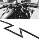 AnXin 7/8" 22MM HandleBar Z Handle Bars Universial For Sportster Cruiser XL 883 1200 Custom Chopper Softail Dyna Street Bob Black