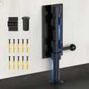 Barrel Bolt Latch, Slide Bolt Gate Latch, 6.3 Inch Heavy Duty Solid 304 Stainless Steel Black Finish Door Lock for Fence/Wooden/Barn Door/Yard Door/Shed Door/Interior Door Latch (1 Pack Black)