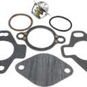 18-3668 Thermostat Repair Service Kit for Mercruiser 4.3L 5.0L 5.7L 7.4L V6 V8 SternDrive Motors replaces 807252Q4 807252T4 807252T7 8M0089715