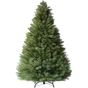 6ft Artificial Christmas Tree Premium Pine Xmas Tree with 1000 Branch Tip, 1 Minute Christmas Tree Unlit Realistic Holiday Party Decor for Home Office, Foldable Stand, Easy Assembly