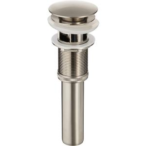 KRAUS Pop-Up Drain with Overflow in Satin Nickel, PU-11SN