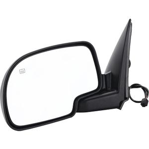 ZAPOSTS Side View Mirror Replacement Fit for 19992002 Chevy Silverado 1500 2500 HD 3500 HD,GMC Sierra 1500 2500 HD,GMC Yukon/Yukon XL 1500 Black Power Adjusted Heated Manual Folding Driver Side