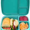 Bentgo Fresh  Leak-Proof, Versatile 4-Compartment Bento-Style Lunch Box with Removable Divider, Portion-Controlled Meals for Teens and Adults On-The-Go  BPA-Free, Food-Safe Materials (Aqua)