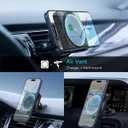 ESR for MagSafe Car Mount Charger with CryoBoost, Phone Cooling MagSafe Car Charger, Magnetic Wireless Car Charging, Air Vent/Dashboard Car Phone Holder for iPhone 17e/17-12, S26/S25, Fast Charging