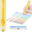 Heat Pen Eraser for Erasable Gel Ink Pen - Electric Ink Remover for Heat Erasable Gel & Rollerball Pens, 1-Second Clean Erase, USB-C Rechargeable, Safe for Students & Note-Taking -Yellow