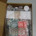 Sliner 3 Pcs Christmas Candle Holders with Candles Wooden Xmas Tealight Candle Holders Decorations Red White Green Votive Wood Candlestick for Christmas Table Centerpiece Decor Xmas Gifts