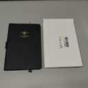 2026-2027 Planner - Planner 2026-2027 Weekly and Monthly with Calendar Stickers, JUL 2026 - JUN 2027, 5.75" x 8.25", Saffiano Leather, Pen Loop, Back Pocket - Black Bee