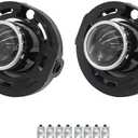 Pair Fog Lights Assembly Compatible with 2014-2020 Grand Cherokee 2021 Cherokee Left and Right Front Fog Lamps Clear 5182021AB 108A125OEU