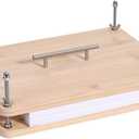 Solid Wood Book Press for A4, Beech Bookbinding Press for Book Binding and Paper Press, Heavy Duty Book Binding Clamp and Book Press Holder for Edge Painting, DIY Book Repair Tool