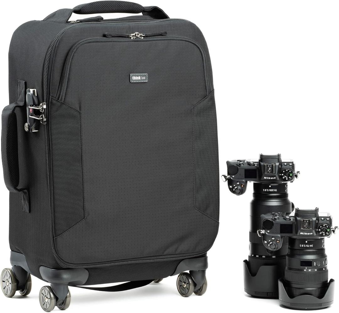 Think Tank Roller Derby V2, 4 Spinner Wheel Rolling Carry-On Case for Camera, Photography and Video Equipment for Travel, 29L